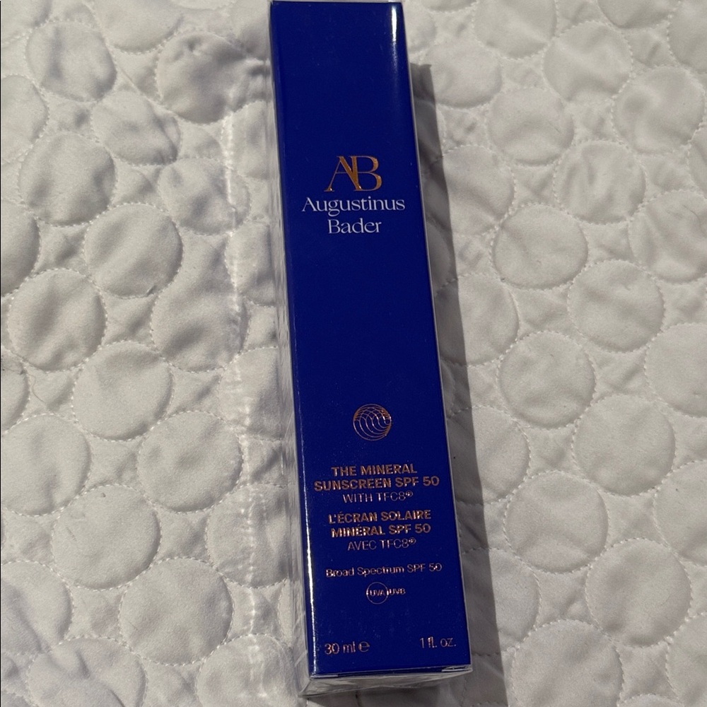 Augustinus Bader The Mineral Sunscreen SPF 50 with TFCS8 broad spectrum 30ml NEW